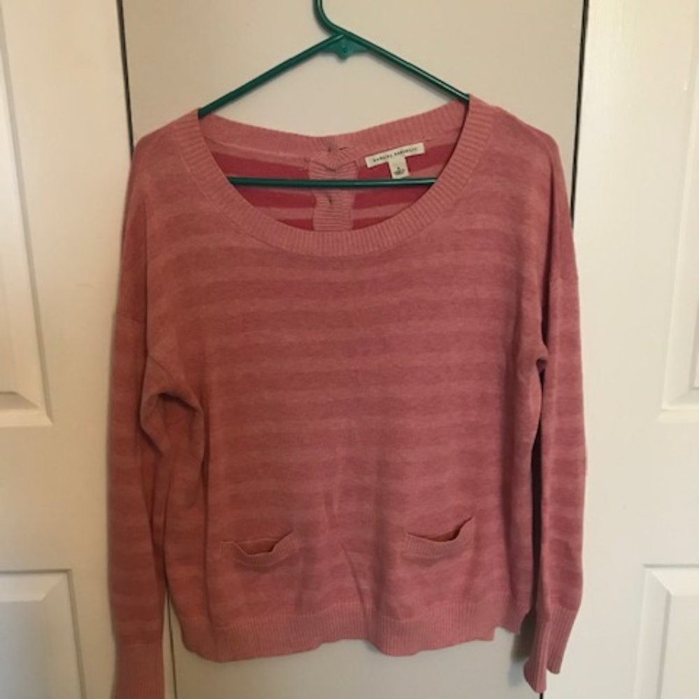 Pink Striped Banana Republic Sweater